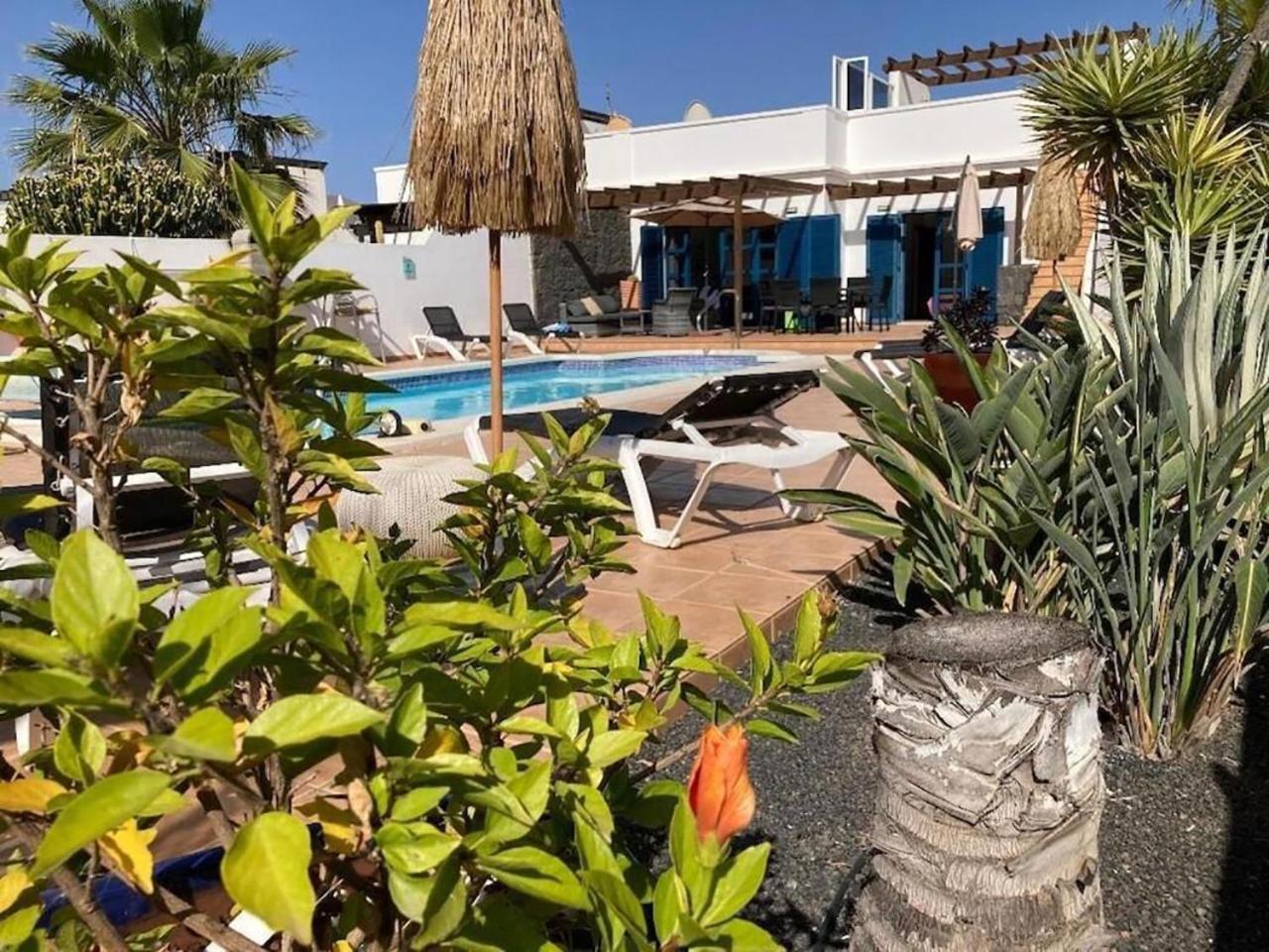 "Our Soleada" Villa Cosy And Flowery, Heated Pool Playa Blanca  Exterior photo